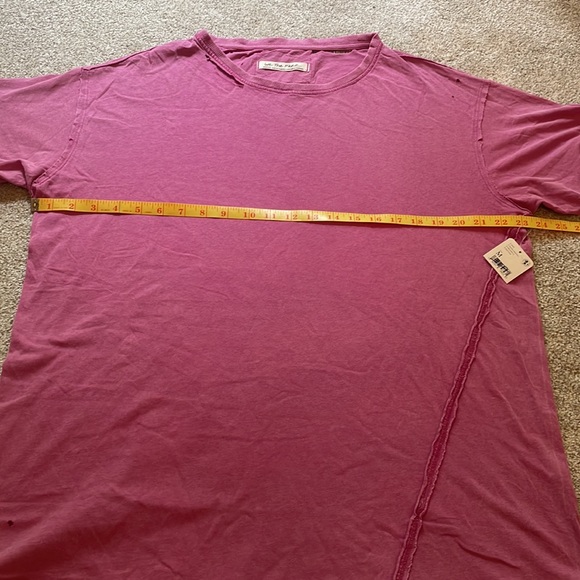 We the Free by Free People Dani Tee, Fuschia Fantastic, sz M - Picture 14 of 15